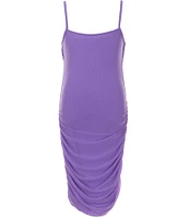 KatieJNYC Big Girls 7-16 Abby Mesh Ruched Bodycon Dress