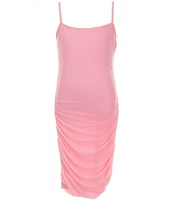 KatieJNYC Big Girls 7-16 Abby Mesh Ruched Bodycon Dress