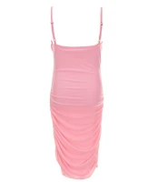 KatieJNYC Big Girls 7-16 Abby Mesh Ruched Bodycon Dress