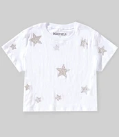 KatieJNYC Big Girls 7-16 Fearless Rhinestone T-Shirt