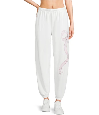 KatieJNYC Dylan Bow Coordinating Jogger Pants