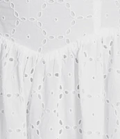 KatieJNYC Sleeveless Ivy Eyelet Midi Dress