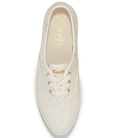 Keds Celebrations Collections Point Toe Glitter Platform Sneakers