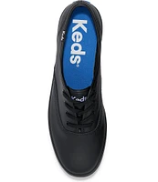 Keds Champion Leather Lace-Up Retro Sneakers