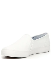 Keds Double Decker Leather Slip On Sneakers