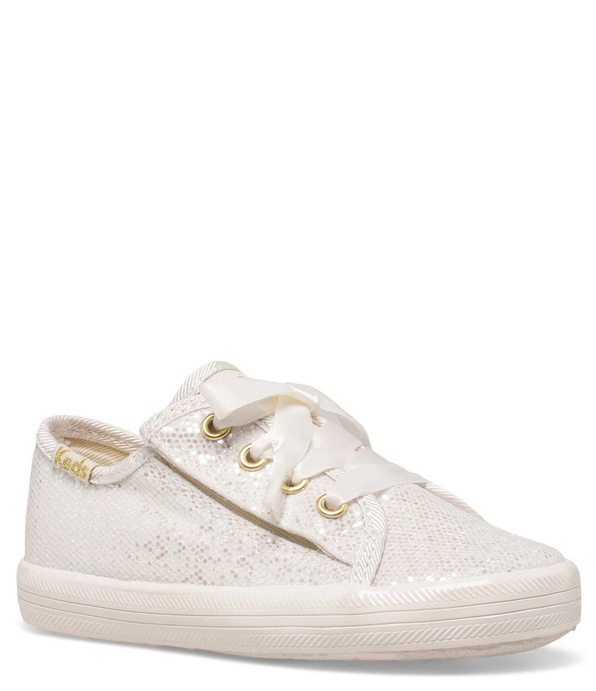 Keds Girls' Kickstart Jr Celebrations Sparkle Alternative Closure Sneakers (Infant)