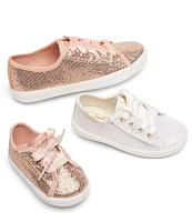 Keds Girls' Kickstart Jr Celebrations Sparkle Alternative Closure Sneakers (Infant)