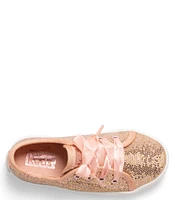 Keds Girls' Kickstart Jr Celebrations Sparkle Alternative Closure Sneakers (Infant)