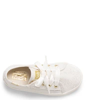 Keds Girls' Kickstart Jr Celebrations Sparkle Glitter Alternative Closure Sneakers (Toddler)