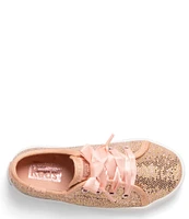 Keds Girls' Kickstart Jr Celebrations Sparkle Glitter Alternative Closure Sneakers (Toddler)