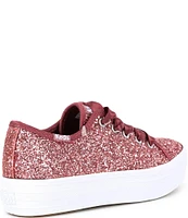 Keds Girls' Triple Up Glitter Celebrations Platform Sneakers (Toddler)