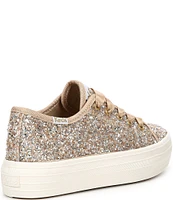 Keds Girls' Triple Up Glitter Celebrations Platform Sneakers (Toddler)