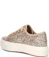 Keds Girls' Triple Up Glitter Celebrations Platform Sneakers (Toddler)