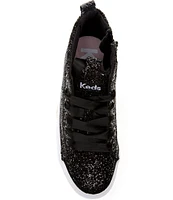 Keds Girls' Triple Up Hi Top Glitter Celebrations Platform Sneakers (Toddler)