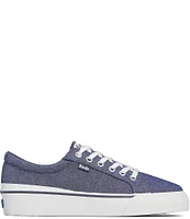 Keds Jump Kick Duo Chambray Hidden Wedge Sneakers