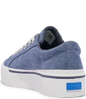 Keds Jump Kick Duo Chambray Hidden Wedge Sneakers