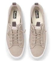 Keds Kickback Canvas Laced Slip-On Sneakers