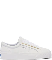 Keds Women's Jump Kick Duo Leather Platform Sneakers