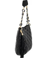 Kelly-Tooke Harley Quilted Chain Strap Hobo Shoulder Bag