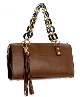 Kelly-Tooke Medium Soho Gold Chain Satchel Bag