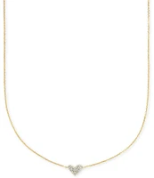 Kendra Scott 14k Yellow Gold Heart Pendant Necklace