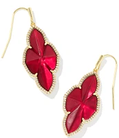 Kendra Scott Abbie Pave Frame Drop Earrings