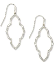 Kendra Scott Abbie Small Crystal Open Frame Drop Earrings