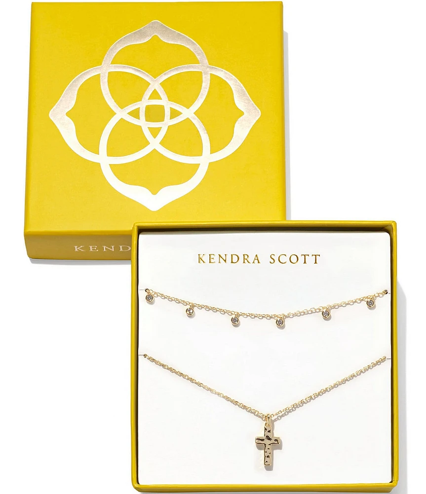 Kendra Scott Amelia Cross Necklace Gift Set