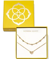 Kendra Scott Ari and Haven Heart Necklace Gift Set