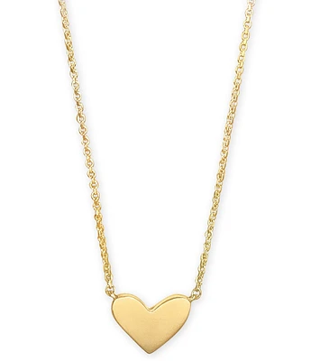 Kendra Scott Ari Heart 18k Gold Vermeil Pendant Necklace