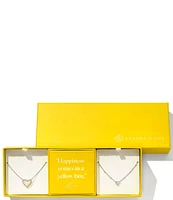 Kendra Scott Ari Silver Short Pendant Necklace Gift Set