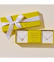 Kendra Scott Ari Silver Short Pendant Necklace Gift Set