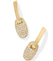 Kendra Scott Bailey Pave Huggie Hoop Earrings