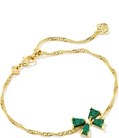 Kendra Scott Blair Bow Small Delicate Chain Line Bracelet