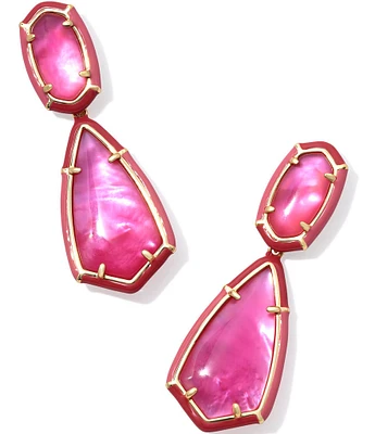 Kendra Scott Camry Enamel Frame Statement Drop Earrings