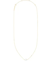 Kendra Scott Cathleen 14K Yellow Gold Short Pearl Pendant Necklace