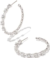 Kendra Scott Crystal Lexi Hoop Earrings