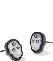 Kendra Scott Crystal Skeleton Stud Earrings