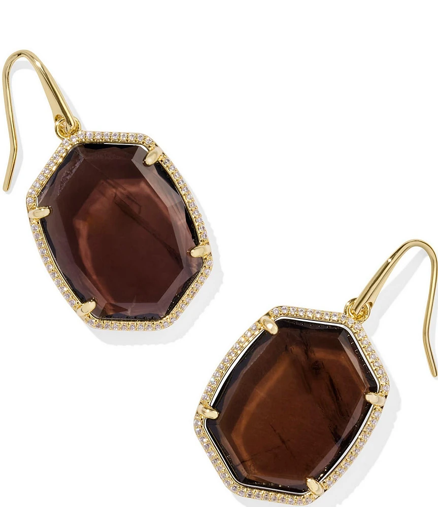 Kendra Scott Daphne Pave Frame Drop Earrings