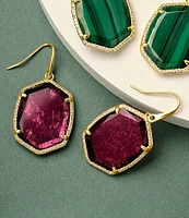 Kendra Scott Daphne Pave Frame Drop Earrings