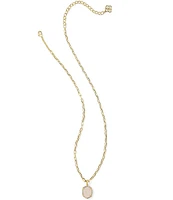 Kendra Scott Daphne Pave Frame Gold Short Pendant Necklace