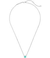 Kendra Scott Davie Pave Sterling Silver Short Pendant Necklace