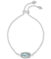 Kendra Scott Elaina Silver Adjustable Chain Bracelet