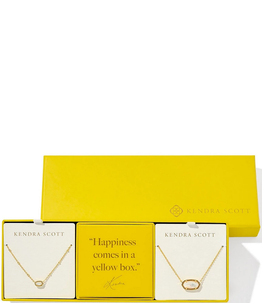 Kendra Scott Elisa Short Pendant Necklace Set