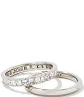 Kendra Scott Crystal Ella Stacked Ring Set