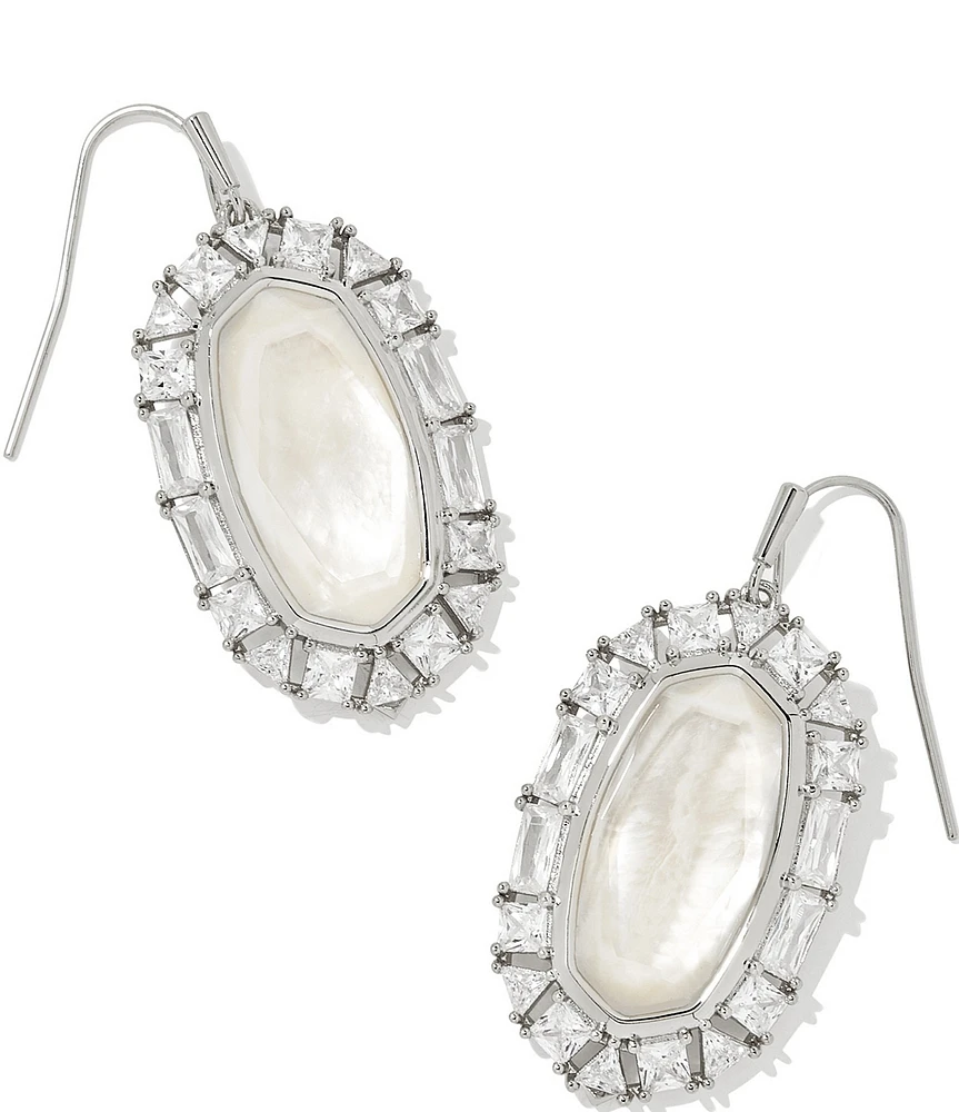 Kendra Scott Elle Crystal Frame Statement Drop Earrings