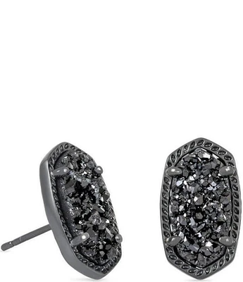 Kendra Scott Ellie Gunmetal Stud Earrings