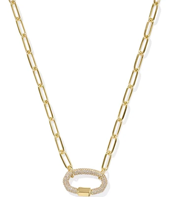 Kendra Scott Emery Link And Chain Short Pendant Necklace