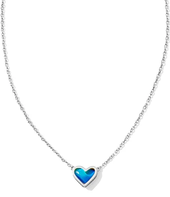 Kendra Scott Framed Ari Heart Opal Short Pendant Necklace