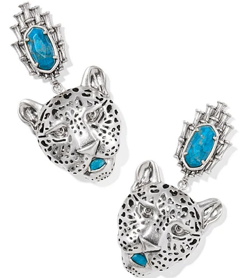 Kendra Scott Maura Jaguar Statement Drop Earrings